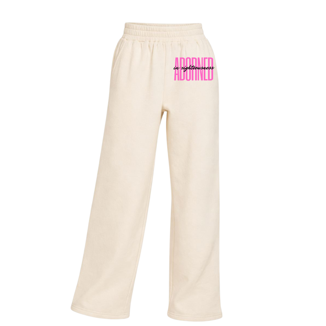 Adorned in Righteousness™ Signature Ladies Fleece Set - Cream