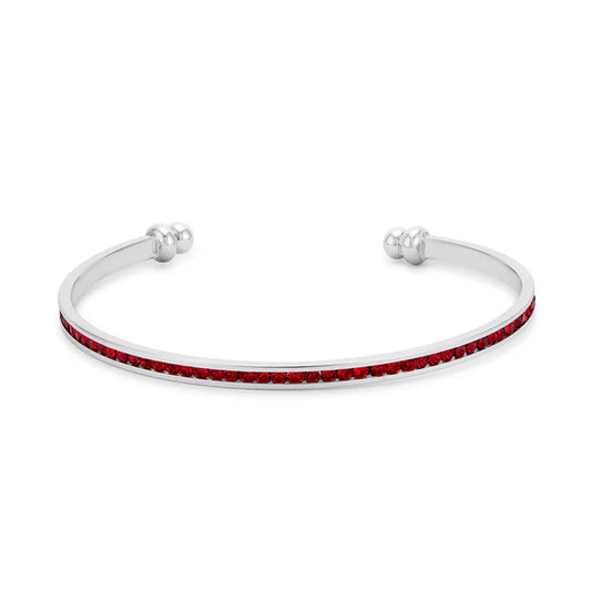 Rouge Line of Love Pavé Cuff
