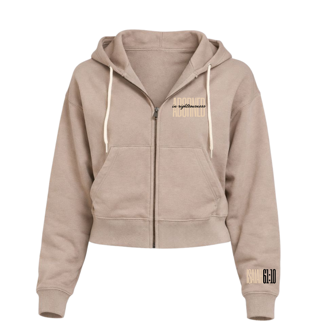 Adorned in Righteousness™ Signature Ladies Fleece Set - Mocha