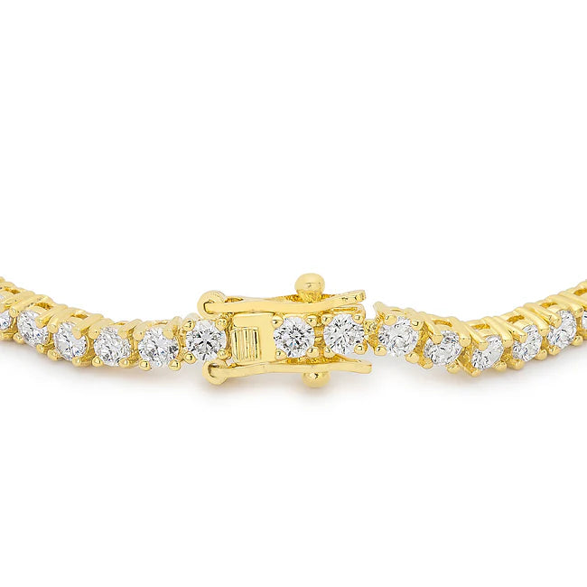 Eternity Pavé Tennis Bracelet (Gold)