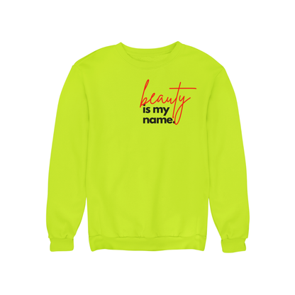 Beauty Is My Name™ Empowered Beauty Pullover - Lime